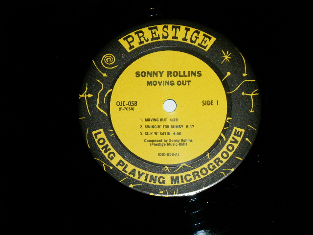 画像: 　SONNY ROLLINS -  MOVING OUT ( MINT/MINT ）　/ 1983 US AMERICA Reissue "Used LP 