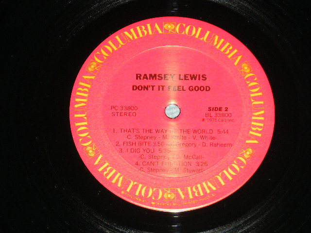 画像: RAMSEY LEWIS - DON'T IT FEEL GOOD ( Ex+++/MINT- )  / 1975 US AMERICA ORIGINAL  Used  LP