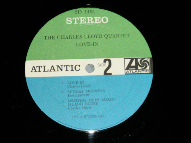 画像: The CHARLES LLOYD QUARTET(with KEITH JARRETT,RON McCLURE, JACK DeJOHNETTE ) - LOVE-IN : RECORDED LIVE AT THE FILLMORE AUDITORIUM IN SAN FRANCISCO  ( Ex++/Ex++ ) / 1967  US AMERICA ORIGINAL   STEREO 1st Press "GREEN & BLUE Label"   Used LP 