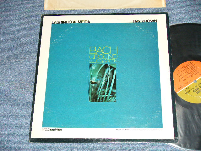 画像1: LAURINDO ALMEIDA + RAY BROWN - BACHGROUND BLUES & GREEN ( Ex+/MINT- )  / 1970's US AMERICA ORIGINAL Used LP