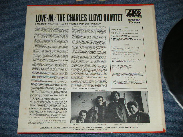 画像: The CHARLES LLOYD QUARTET(with KEITH JARRETT,RON McCLURE, JACK DeJOHNETTE ) - LOVE-IN : RECORDED LIVE AT THE FILLMORE AUDITORIUM IN SAN FRANCISCO  ( Ex++/Ex++ ) / 1967  US AMERICA ORIGINAL   STEREO 1st Press "GREEN & BLUE Label"   Used LP 