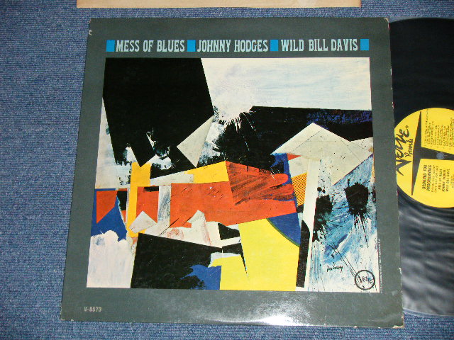 画像1: JOHNNY HODGES / WILD BILL DAVIS - MESS OF BLUES ( Ex+/Ex+++ )  / 1964 US AMERICA ORIGINAL "YELLOW LABEL PROMO"  MONO Used LP