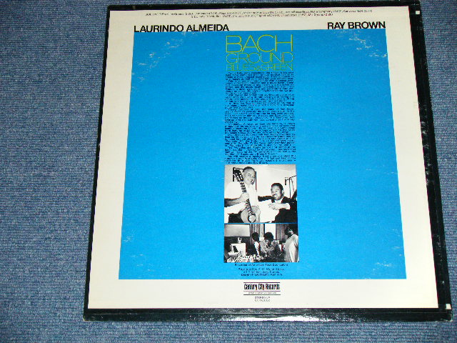 画像: LAURINDO ALMEIDA + RAY BROWN - BACHGROUND BLUES & GREEN ( Ex+/MINT- )  / 1970's US AMERICA ORIGINAL Used LP