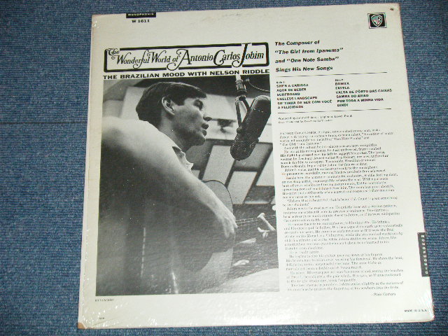 画像: ANTONIO CARLOS JOBIM - THE WONDERFUL WORLD OF : THE BRAZILLIAN MOOD WITH NELSON RIDDLE (MINT-/MINT-)  / 1966 US AMERICA ORIGINAL "1st Press GOLD Label" MONO Used LP 