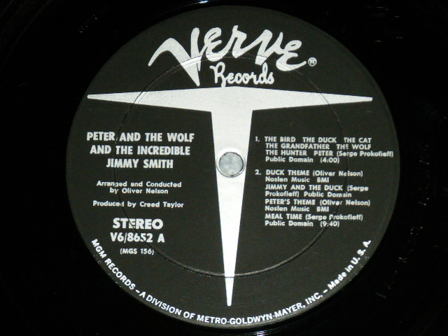 画像: JIMMY SMITH -  PETER & THE WOLF ( Ex+++/Ex+++ ) / 1966 US AMERICA   ORIGINAL STEREO Used LP  