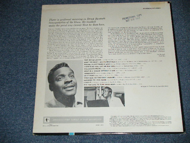 画像: BROOK BENTON - THIS BITTER EARTH ( Ex++/MINT- ) / 1964  US AMERICA ORIGINAL "PROMO STAMP" MONO Used    LP