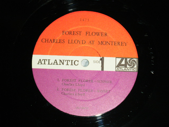 画像: CHARLES LLOYD (with KEITH JARRETT,CECIL McBEE, JACK DeJOHNETTE ) - FOREST FLOWER : AT MONTEREY  ( Ex++/Ex++ ) / 1967  US AMERICA ORIGINAL "RED & PLUM Label" MONO  Used LP 