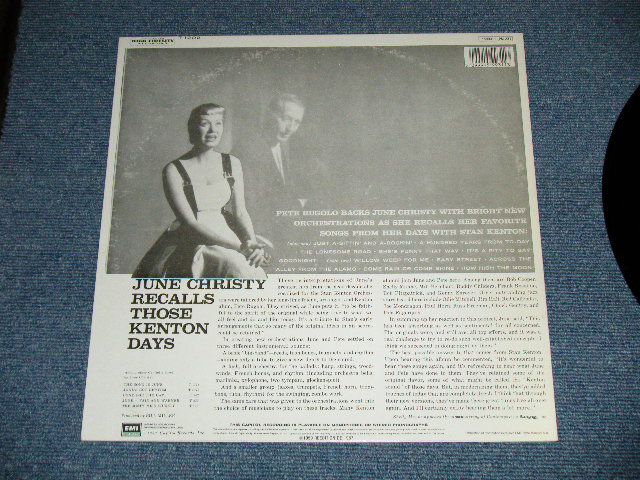 画像: JUNE CHRISTY - RECALLS THOSE KENTON DAYS ( MINT/MINT ) / 1987 SPAIN REISSUE Used LP 