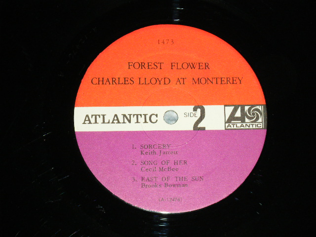 画像: CHARLES LLOYD (with KEITH JARRETT,CECIL McBEE, JACK DeJOHNETTE ) - FOREST FLOWER : AT MONTEREY  ( Ex++/Ex++ ) / 1967  US AMERICA ORIGINAL "RED & PLUM Label" MONO  Used LP 