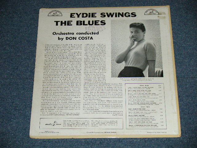 画像: EYDIE GORME -  SWINGS THE BLUES ( Ex+/Ex+ )  / 1957 US AMERICA ORIGINAL MONO Used LP