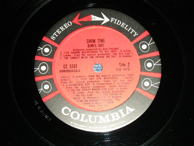 画像: DORIS DAY - SHOW TIME ( Ex+,Ex++/Ex++ )   / 1960 US AMERICA ORIGINAL "6 EYES Label"  STEREO  Used LP