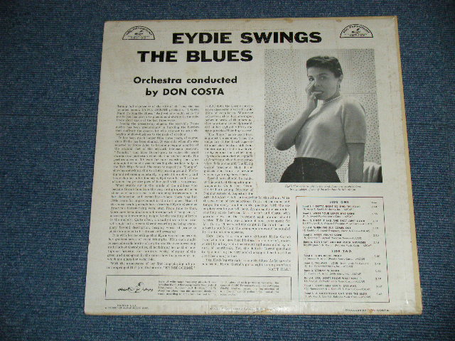 画像: EYDIE GORME -  SWINGS THE BLUES ( Ex+++,Ex++/Ex++ Looks:Ex+ )  / 1957 US AMERICA ORIGINAL MONO Used LP