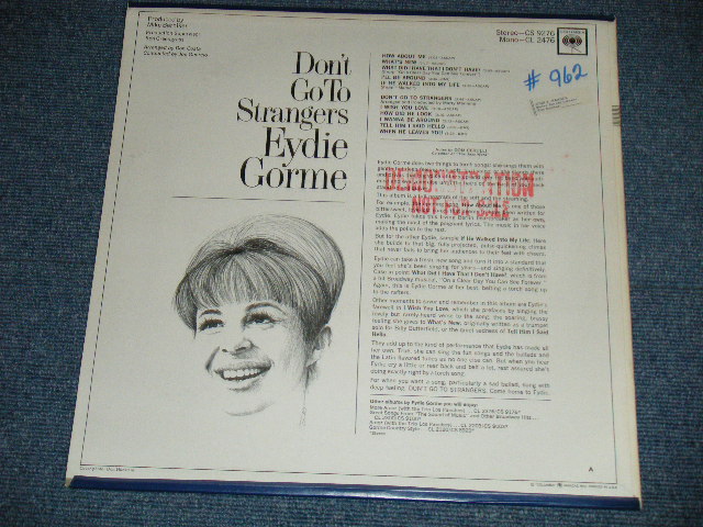 画像: EYDIE GORME -  DON'T GO TO STRANGERS (Ex+/Ex+++ )  / 1966 US AMERICA ORIGINAL "PROMO Stamp"  "360 SOUND" Label STEREO Used LP