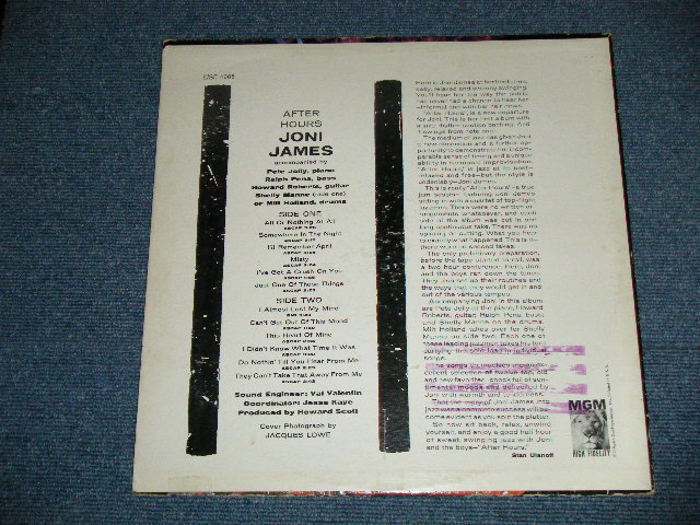 画像: JONI JAMES - AFTER HOURS ( Ex/Ex Looks:Ex- ) / 1962 US AMERICA ORIGINAL "BLACK LABEL" MONO Used LP