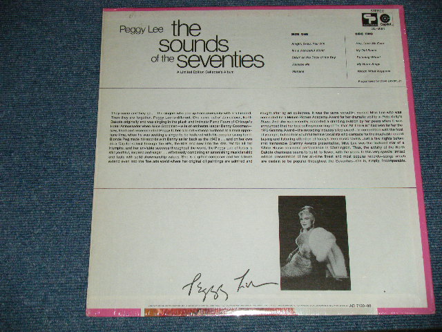 画像: PEGGY LEE -  THE SOUNDS OF THE SEVENTIES ( MINT-/Ex+++ A-2,3,4:Ex,MINT- ) / 1973? US AMERICA ORIGINAL STEREO Used LP 