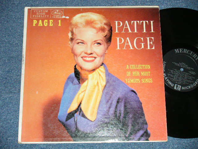 画像1: PATTI PAGE - PAGE 1 ( Ex/Ex++ Looks:Ex+++)  /1955  US AMERICA ORIGINAL "BLACK with SILVER Print Label"  MONO  Used LP