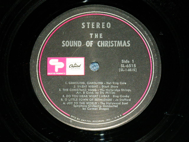 画像: V.A.OMNIBUS ( JO STAFFORD,DINAH SHORE,NAT KING COLE, + ) - THE SOUND OF CHRISTMAS  ( Ex+/Ex+++ : EDSP)   /  US AMERICA STEREO Used LP 