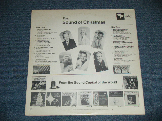 画像: V.A.OMNIBUS ( JO STAFFORD,DINAH SHORE,NAT KING COLE, + ) - THE SOUND OF CHRISTMAS  ( Ex+/Ex+++ : EDSP)   /  US AMERICA STEREO Used LP 