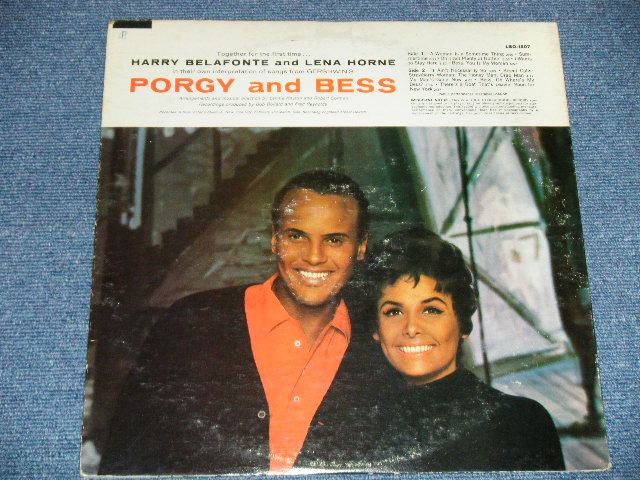 画像: LENA  HORNE / HARRY BELAFONTE -  PORGY AND BESS ( Ex-/Ex+ : EDSP ) / 1959 US ORIGINAL STEREO Used  LP 