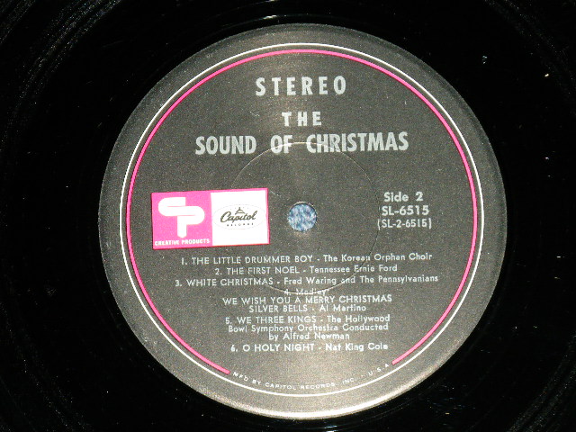 画像: V.A.OMNIBUS ( JO STAFFORD,DINAH SHORE,NAT KING COLE, + ) - THE SOUND OF CHRISTMAS  ( Ex+/Ex+++ : EDSP)   /  US AMERICA STEREO Used LP 