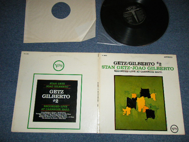 画像1: STAN GETZ + JOAO GILBERTO   -  GETZ/GILBERTO RECORDED LIVE AT CARNEGIE HALL  ( Ex++/Ex+++ )  / 1965 US AMERICA ORIGINAL STEREO  Used LP