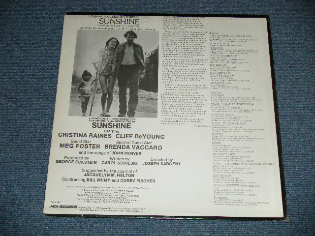 画像: OST （Words & Music by JOHN DENVER)　- SUNSHINE ( Ex+++/MINT- : EDSP )  / 1973 US AMERICA ORIGINAL Used LP