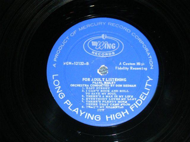 画像: PEARL BAILEY - THE ONE AND ONLY  ( Ex+/Ex+++ :EDSP )  / MID 1960's US AMERICA REISSUE  MONO Used LP