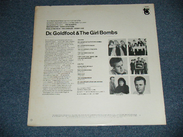 画像: OST （Ｔｈｅ SLOOPYS,MAD DOCTORS,TERRY STAFFORD,BOBBY LILE,PAUL & The PACK,The CANDLES)　- Dr. GOLDFOOT & THE GIRL BOMBS  (Ex+++/MINT- : EDSP )  / 1966 US AMERICA ORIGINAL MONO Used  LP