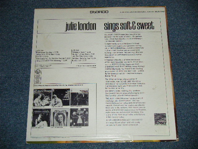 画像: JULIE LONDON - SINGS SOFT & SWEET (Ex++/Ex+++ ) / 1968? US AMERICA ORIGINAL STEREO Used  LP 