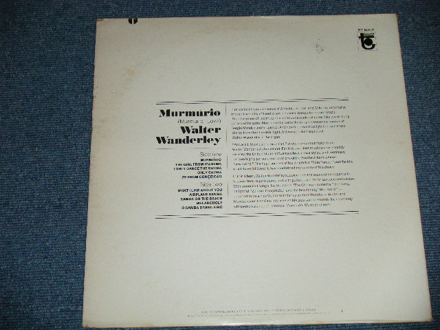 画像: WALTER WANDERLEY - MURMURIO ( Ex++/Ex+++ Looks:Ex++ : EDSP)  / 1967  US AMERICA  ORIGINAL STEREO Used LP