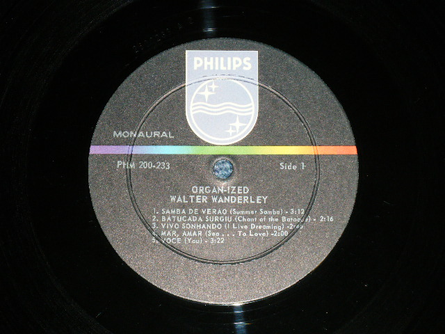 画像: WALTER WANDERLEY - ORGAN-ISED ( Ex++/Ex+++)  / 1967 US AMERICA  ORIGINAL MNO Used LP