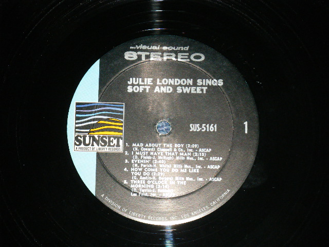 画像: JULIE LONDON - SINGS SOFT & SWEET (Ex++/Ex+++ ) / 1968? US AMERICA ORIGINAL STEREO Used  LP 