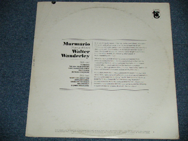 画像: WALTER WANDERLEY - MURMURIO ( Ex/Ex+++ : TEAR OFC,EDSP)  / 1967  US AMERICA  ORIGINAL MONO Used LP