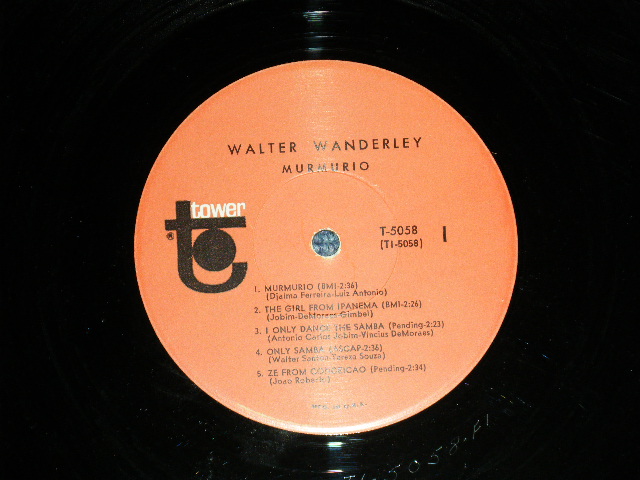 画像: WALTER WANDERLEY - MURMURIO ( Ex/Ex+++ : TEAR OFC,EDSP)  / 1967  US AMERICA  ORIGINAL MONO Used LP