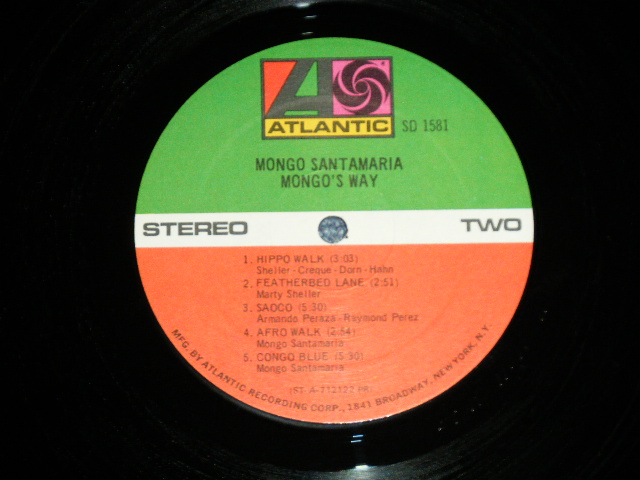 画像: MONGO SANTAMARIA - MONGO'S WAY  ( Ex/Ex+++ )  / 1971 US AMERICA ORIGINAL 1st Press"1841 BROADWAY" Label Used LP  