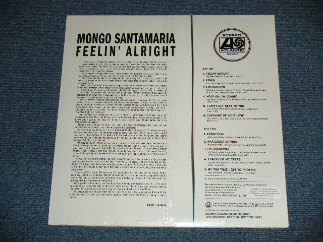 画像: MONGO SANTAMARIA -  FEELIN' ALRIGHT   ( SEALED)  / US AMERICA REISSUE " BRAND NEW SEALED"  LP  