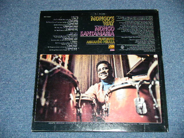 画像: MONGO SANTAMARIA - MONGO'S WAY  ( Ex/Ex+++ )  / 1971 US AMERICA ORIGINAL 1st Press"1841 BROADWAY" Label Used LP  