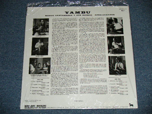 画像: MONGO SANTAMARIA -  YAMBU ( SEALED)  / 1987 GERMANY GERMAN  REISSUE " BRAND NEW SEALED"  LP  