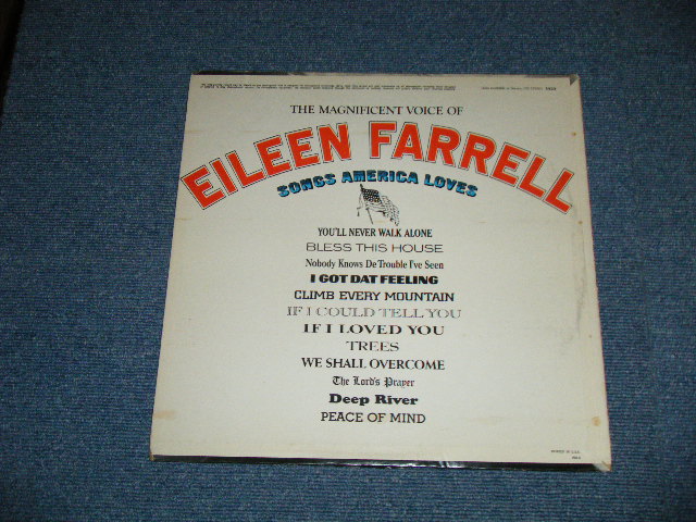 画像: EILEEN FARRELL - THE MAGNIFICENT VOICE OF : SONGS AMERICAN LOVES  ( Ex++/Ex+++,Ex+ EDSP)   / MID 1960's US AMERICA ORIGINAL MONO Used LP