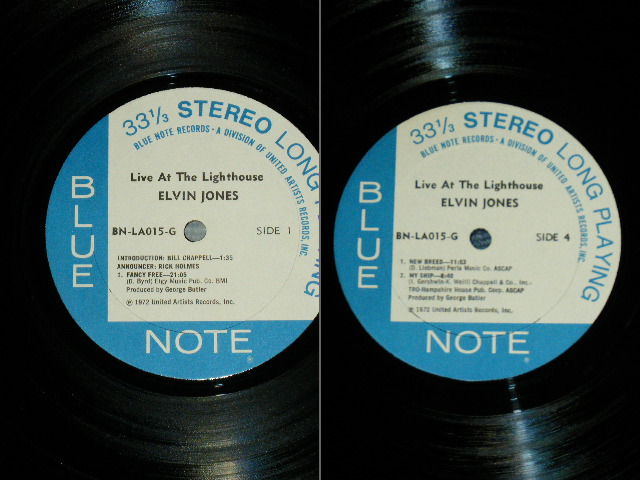 画像: ELVIN JONES -  LIVE AT THE LIGHTHOUSE ( Ex+/Ex++ : EDSP ) / 1972 US AMERICA ORIGINAL "A Division of U-A UNITED ARTISTS on Label"  Used 2-LP  