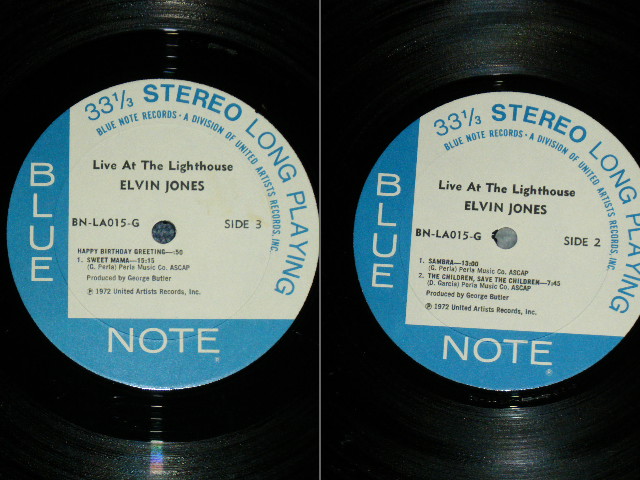 画像: ELVIN JONES -  LIVE AT THE LIGHTHOUSE ( Ex+/Ex++ : EDSP ) / 1972 US AMERICA ORIGINAL "A Division of U-A UNITED ARTISTS on Label"  Used 2-LP  