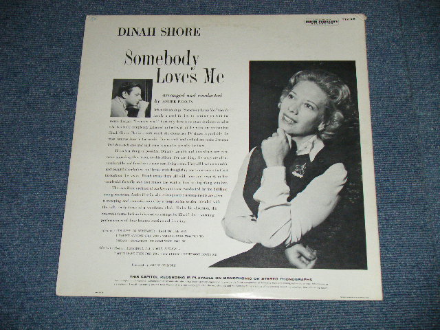 画像: DINAH SHORE - SOMEBODY LOVE ME ( Ex/Ex++ ) / 1959 US AMERICA ORIGINAL "CAPITOL Logo on LEFT Label" MONO Used LP 