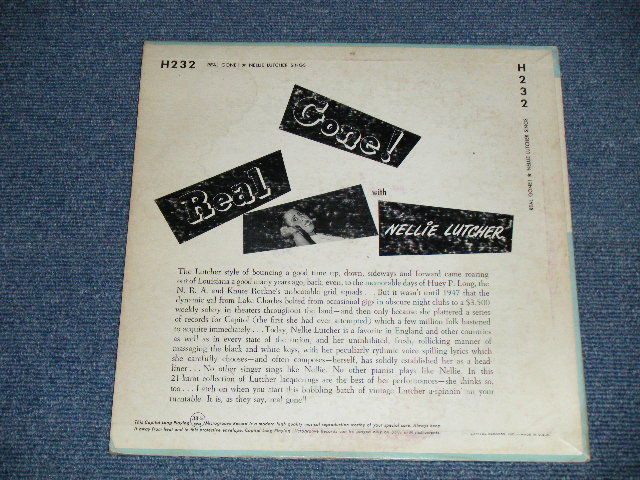 画像: NELLIE LUTCHER - REAL GONE!  (Ex+/Ex++ Looks:Ex+ : EDSP)   /1950 US AMERICA ORIGINAL Used 10"LP  