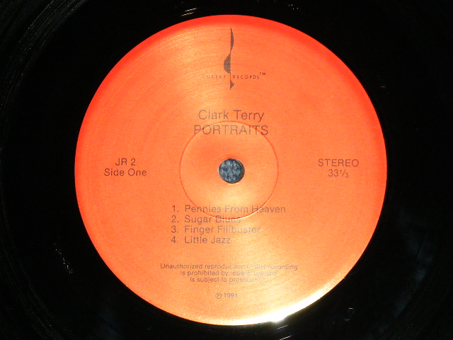 画像: CLARK TERRY - PORTRAITS ( MINT-/MINT- )  / 1989 US AMERICA "Limited 180 gram Heavy Weight"  Used  LP 