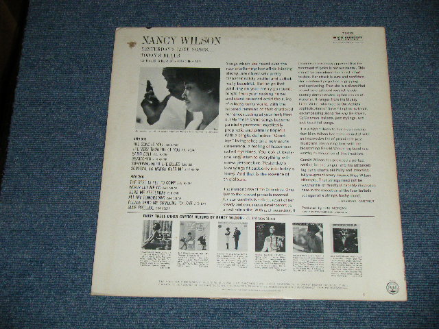 画像: NANCY WILSON  -  YESTERDAYS LOVE SONGS TODAYS BLUES ( Ex++/Ex+++ ) / 1964 US AMERICA ORIGINAL "BLACK with RAINBOW Label CAPITOL Logo on TOP" Used  LP