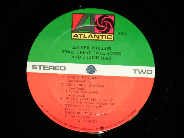 画像: ESTHER PHILLIPS - AND I LOVE HIM  ( Ex+++/Ex+++ : EDSP ) / 1969 Version  US ORIGINAL 3rd press "GREEN & ORANGE Lbel""1841 BROADWAY" Label Used LP 