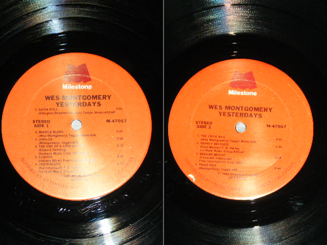 画像: WES MONTGOMERY - YESTERDAYS  ( Ex/Ex+++ C-SIDE:Ex : EDSP )  / 1980 US AMERICA ORIGINAL Used 2-LP's 