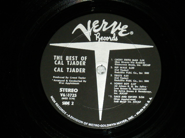 画像: CAL TJADER - THE BEST OF ( Ex++,Ex+/MINT- ) / 1967 US ORIGINAL  Stereo Used LP  