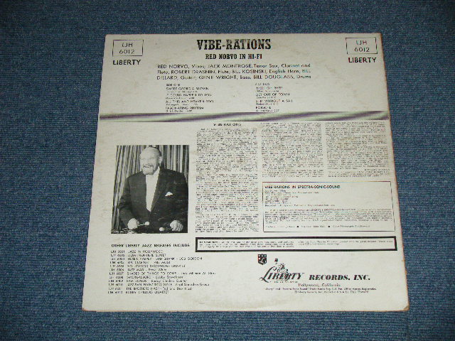 画像: RED NORVO - VIBE-RATIONS RED NORVO IN HI FI  ( Ex/MINT-) / 19560 US AMERICA ORIGINAL "TURQUOISE Label"  MONO Used LP 