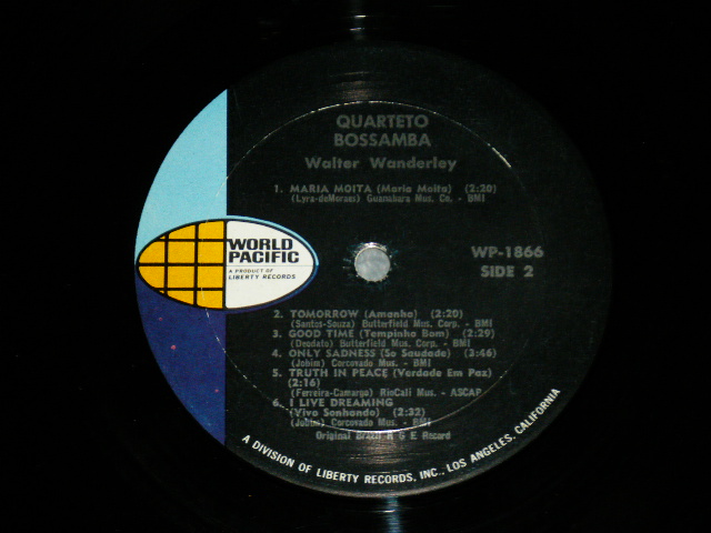 画像: WALTER WANDERLEY - QUARTETO BOSSAMBA ( Ex++/Ex+++)  / 1967 US AMERICA ORIGINAL  MONO Used LP